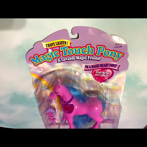 MAGIC TOUCH PONY VINTAGE 90s MAGIC HEART PONY MARIAH HEARTS LIGHT UP & BLINK - Picture 15 of 16